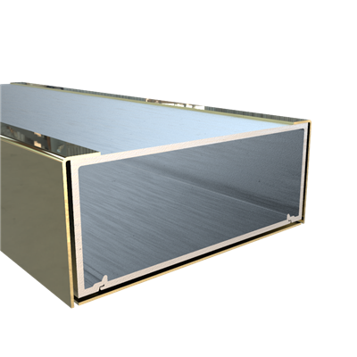 1-3/4 X 4-1/2 DOOR HDR POL BRASS PREP FOR OHC 36"